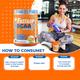 Fast&Up BCAA Supplement Powder - Watermelon Flavor 450 gm - Bcaa Supplements