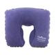 VIAGGI Inflatable C Shape Travel Neck Pillow - Blue - Pads And Pillows