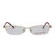 Vision Express 48945 Gold Rectangle Eyeglasses (Including Anti-Reflective Coating Lens) 1's - Wearables Eye Glasses