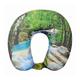 VIAGGI Memory Foam Neck Pillow - Green Forest - Pads And Pillows