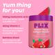 Plix The Plant Fix Collagen Supplement Powder For Women & Men Watermelon Flavour 400 gm - Hair & Skin