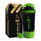 MuscleXP Power XP Gym Shaker - Black & Green 700 ml - Workout Essentials