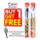 Maxi 1 Number Toothbrush - Soft/Medium (Buy 1 Get 1 Free) - Toothbrushes