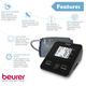 Beurer Automatic Upper Arm Blood Pressure Monitor - BM 30 - Blood Pressure Monitor Device