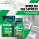 NourishVitals Spirulina 500 mg Veg Capsule 60's - Herbal Dietary Supplement