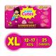 Super Cute's WonderSkirt Pull-up Skirt Diaper - (XL) (12 - 17 kg) (Pack of 5 x 5's) - Diapers & Wipes