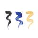 theBalm cosmetics Schwing Trio (14K Gold/Sapphire Blue/Black) Liquid Eyeliner 5.1 ml - Eyeliners