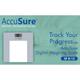 AccuSure Digital Weight Scale Glass - Health Monitors And Equipment