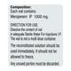 MEROSTAL 1gm Injection 1's - Bacterial Infections-OBL