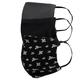 Faballey Ash Grey 3 Ply Pleated Reusable Mask Set (3 Pcs) - Face Mask