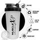MuscleXP Weight Gainer Powder - Double Chocolate Flavour 1 kg + Shaker 1's - Weight Gain