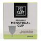 Pee Safe Natural Intimate Wash Liquid 105 ml + Menstrual Cup (L) - Menstrual Cups