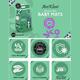 AroKleen Disposable Baby Mats (60 x 60 cm) (Pack of 12 x 10's) 1's - Baby Bedding