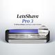 LetsShave Pro 3 Razor Blades - Men 12's - Razors & Cartridges
