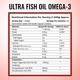 MuscleXP Ultra Fish Oil Triple Strength Omega 3 Capsule 60's - Omega Fish Oil Fatty Acids