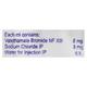 Valosin 8mg Injection 1ml - Muscle Spasm-Ant