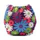 Bumberry Reusable Pocket Diaper with 1 Microfiber Insert - Purple Flowers - Diapers & Wipes