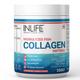 Inlife Hydrolyzed Fish Collagen Powder - Strawberry Lemon 200 g - Hair & Skin