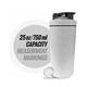 MuscleXP Classic XP Gym Shaker - White 750 ml - Gym Accessories