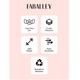 Faballey Monochrome 3 Ply Balloon Reusable Mask Set (2 Pcs) - Face Mask