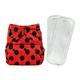 Bumberry Reusable Diaper Cover (2-36 Months) with 2 Wet Free Inserts - Lady Bug - Diapers & Wipes
