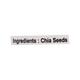 Nutting Else Chia Seeds 200 gm - Nutritional Bars
