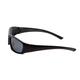Vision Express Kids 51116 Black Grey Solid Wrap Sunglasses 1's - Wearables Sunglasses