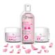 CGG Cosmetics Rose Water Kit (24H Moisture Lock Cream 150 gm + Cleansing Micellar Water 300 ml + Daily Cleansing Face Pads 50's) - Face Wash & Cleansers