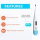 SanNap Digital Thermometer 1's - Health Monitors And Equipment