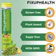 FixUpHealth Matcha Green Tea Effervescent Tablet - Lemon Flavour (Pack of 6 x 15s) 1's - Herbal/Green Teas