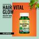 Morpheme Remedies Hair Vital Glow 60 Veg Caps - For Hair Health 60's - Hair & Skin
