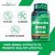 NourishVitals Spirulina 500 mg Veg Capsule 60's - Herbal Dietary Supplement