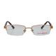 Vision Express 11957 Gold Oval Eyeglasses (Including Anti-Reflective Coating Lens) 1's - Wearables Eye Glasses