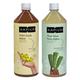 Kapiva Wild Amla Juice 1 Litre + Thar Aloe Vera Juice 1 litre - Ayurvedic Juices