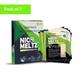 Inventz Nicomeltz Instamelt Nicotine Release Strips - Mint Flavour 2mg (Pack of 12 x 7's) - Nicotine Gums/Lozenges