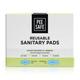 Pee Safe Reusable Sanitary Pads (Regular 3's + Overnight 1's) - Sanitary Napkins