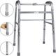 Entros Reciprocating Folding Walker Adjustable Height - Silver (SC4025) - Wheelchairs & Walking Sticks