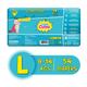 Super Cute's WonderThinz Pull-up Diaper - (L) (8 - 14 kg) (Pack of 2 x 27's) - Diapers & Wipes