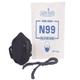 Smog Guard N99 Face Mask With One Valve (Kids) - Black (Pack of 1) - Face Mask