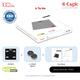 Eagle Digital Weighing Scale Color Changing Smart (EEF-2001A) - Black - Health Monitoring Devices