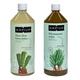 Kapiva Thar Aloe Vera Juice 1 Litre + Wheatgrass Juice 1 litre - Ayurvedic Juices