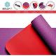Boldfit Yoga Mat - Purple & Red 1's - Workout Essentials