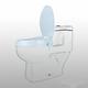 Entros Raised Toilet Seat With Lid 6 Inch (SC7060D) - Wheelchairs & Walking Sticks