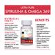Vringra Ultra Pure Spirulina & Omega 369 Capsules 60's - Health Products