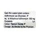 ZAROCIN 500 Tablet 3's - Bacterial Infections-Mac