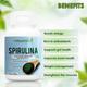 Health Veda Plant Based Spirulina 2000 mg Veg Capsule 120's - Multi-Vitamins