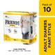 Friends Adult Dry Pants - Classic (L) 10's - Adult Diapers & Pads