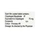 Clopilant 75Mg Tablet 10's - Blood Clot-Ant