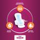 Vwash Wow Ultra Thin Sanitary Napkin (Large) 5s - Sanitary Napkins