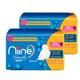 Niine Naturally Soft Sanitary Pads with Biodegradable Disposable Bags - Regular (Pack of 2 x 18's) - Sanitary Napkins